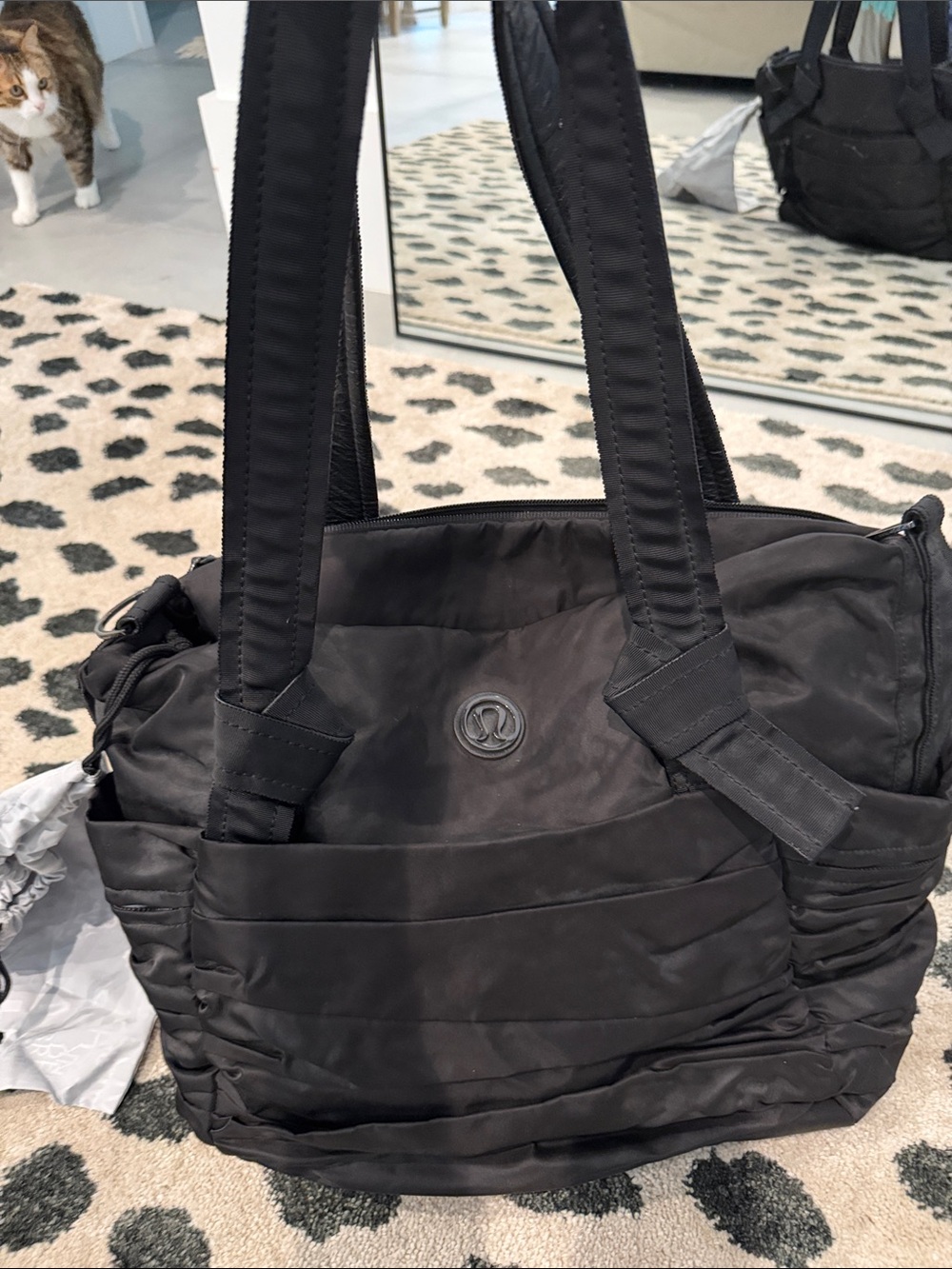 Lululemon Triumphant Tote Bag Gym Diaper VINTAGE STYLE